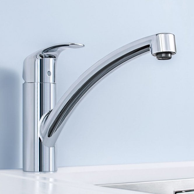 Grohe Eurosmart Chrome Single Lever Kitchen Sink Mixer Tap 33281002